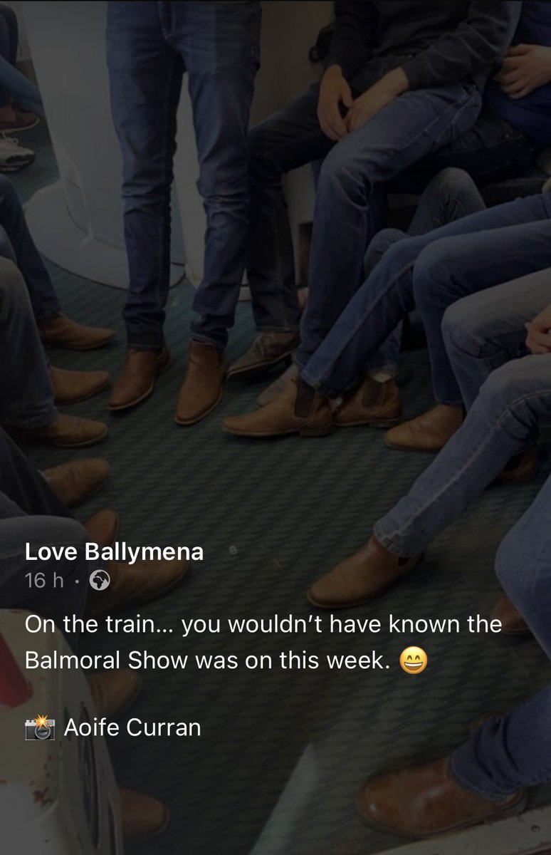 StoryWeaverNI's tweet photo. Shitkickers and jeans are the uniform of choice for the Balmoral show 🐮🤠 https://t.co/wIumtVbftQ