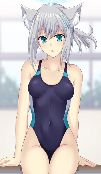 競泳水着シロコ 