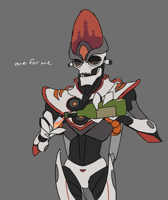 sharing a drink with his royal thighness 