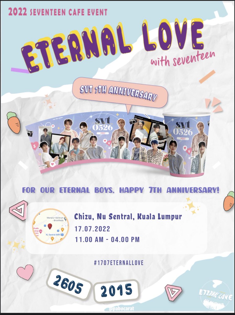 pabocarat's tweet photo. 𝟚𝟘𝟚𝟚 𝕎𝕠𝕟𝕨𝕠𝕠 &amp; 𝕊𝕖𝕧𝕖𝕟𝕥𝕖𝕖𝕟 𝔼𝕧𝕖𝕟𝕥 ℂ𝕒𝕗𝕖 🐱💎

📆 : 17th July 2022
📍: Chizu &amp; Honzu, NU Sentral 
———
❗️RSVP is required  
💌 Registration link released  : 28.05.22 (Sat), 2pm
———
✨ follow @pabocarat for more details 👀🤍

#1707EternalLove https://t.co/bn7ZiepUIY