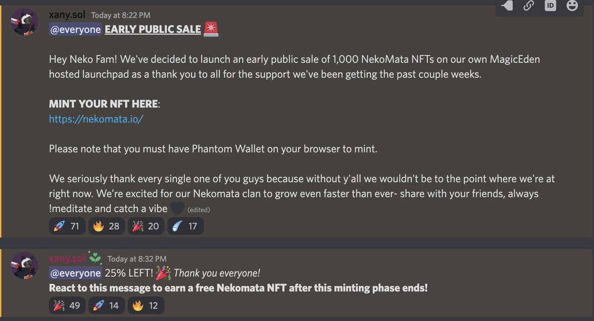 commenstar's tweet photo. 🚨🚨🚨🚨🚨Scam Alert ⚠️⚠️⚠️⚠️⚠️⚠️
@Nekomata_NFT

Please don't mint. The discord is hacked. RT! https://t.co/n7s91miVDe