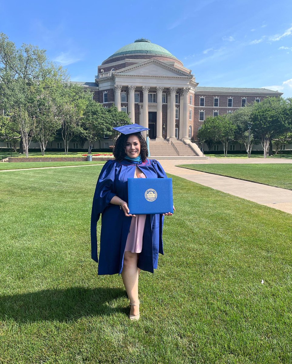 samira_salva's tweet photo. Grateful and blessed for all the amazing experiences. Master of Education in Urban Educational Leadership! ✔️ 🎓 #graduation2022 #smumustangs #ponyup https://t.co/xUuRYSXnMo