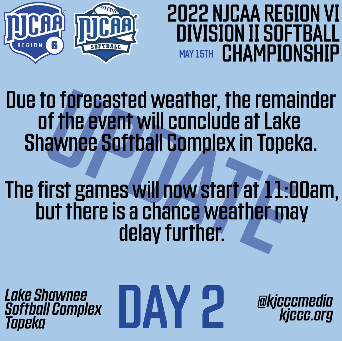 KJCCC athletics tweet media