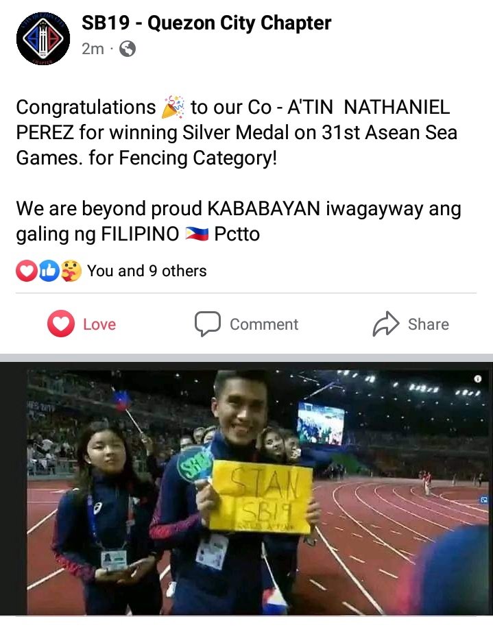itsjasmin24's tweet photo. Wooooy ang saya ko sa nakita koo, gusto ko lang ishare dito. Grabeee nakaka proud! 💙🤧 CONGRATULATIONS 🎉 Nathaniel Perez, our Co-A'tin!!

@SB19Official 
#SB19 #GroupMusical #SECAwards https://t.co/yoNsZXClPu