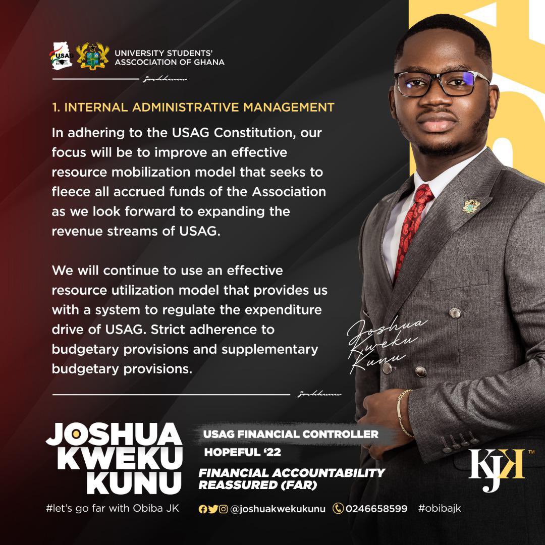 Joshuakunu_'s tweet photo. Fellow University Students, ladies and gentlemen, after long deliberations on our policy draft and taking into account your cherished views, these are the policies we have garnered to served the next USAG administration and beyond in the capacity of the financial controller. 1/2 https://t.co/xngG3frMz1