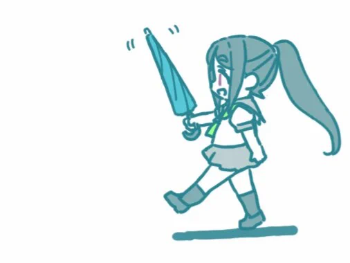 傘要らんかったかなん 