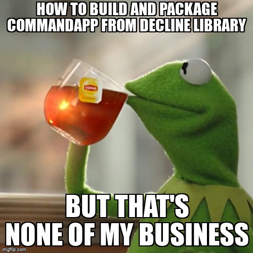 overflow_meme's tweet image. How to build and package CommandApp from decline library stackoverflow.com/questions/7224… #scala #commandlineinterface