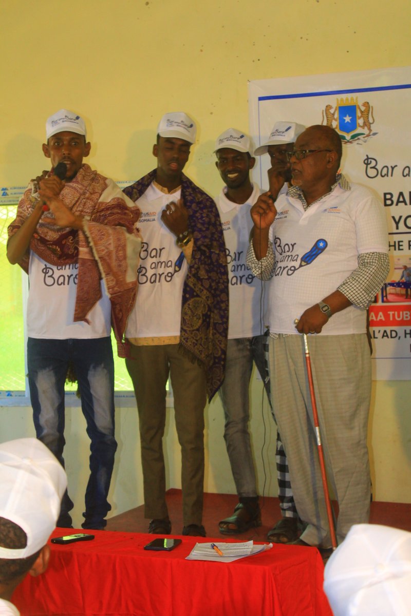 HanoAcademy's tweet photo. Activities for the celebration of Somali Youth Day include a drama, aimed to raise awareness about ABE program and the importance of education, girls' education. Thanks to @USAIDBarAmaBaro @USAIDSomalia
#SomaliNationalYouthDay #SomaliYouthDay #YouthDay #15May #BaramaBaro https://t.co/GKgDSXoXZg