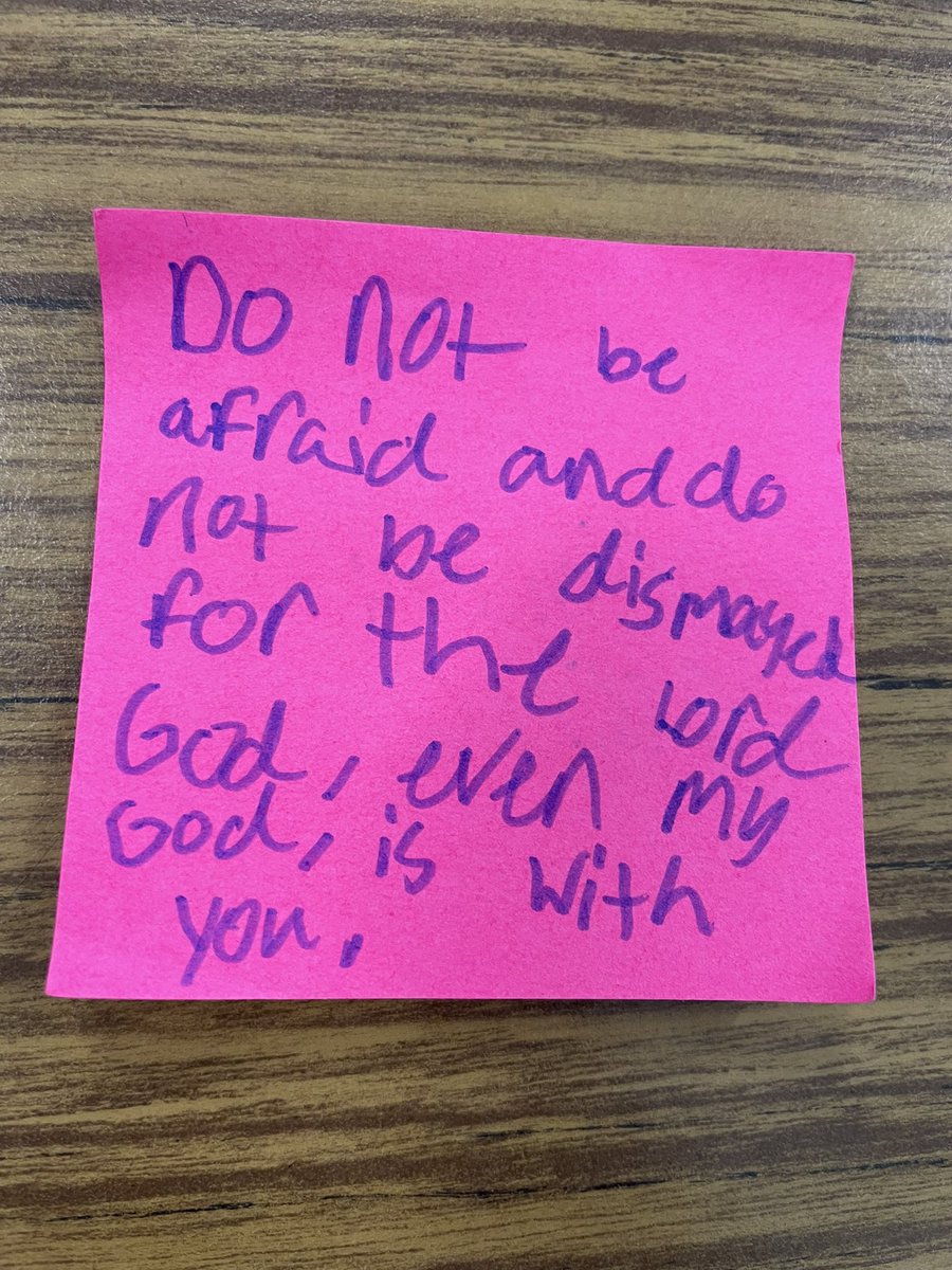 thmaybe1's tweet image. When your 9 year old shares a verse with you that God laid on her heart, you know God is in this…