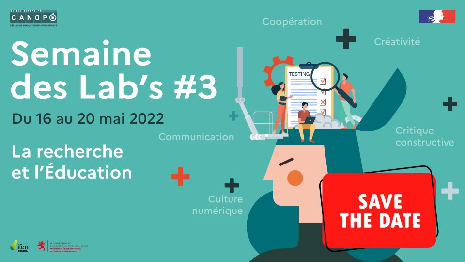Canope_DTGE's tweet photo. 📢SEMAINE DES LABS #3📢
Mercredi 18/05 à 14h, un #LabsSession ouvert à tous à @Canope_54 : Nalini Rama Rao d’@INRAE_France présente Propag’Action, un jeu pour se mettre dans la peau d'un chercheur de laboratoire❗️
Un évènement @reseau_canope🇫🇷 & #IFEN🇱🇺
ℹ️https://t.co/P7ua1tC0Km https://t.co/a1FWLePsMZ