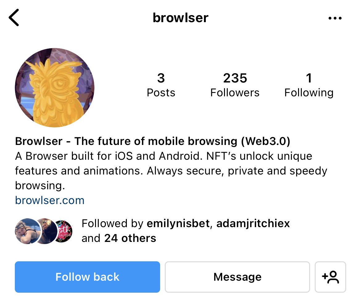 If you’re not already doing so … FOLLOW US ON INSTAGRAM … Instagram.com/browlser