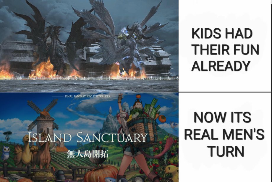 Kougaon_'s tweet photo. move aside raiders, it's time for some REAL ffxiv content https://t.co/ZJN7H0aj1E