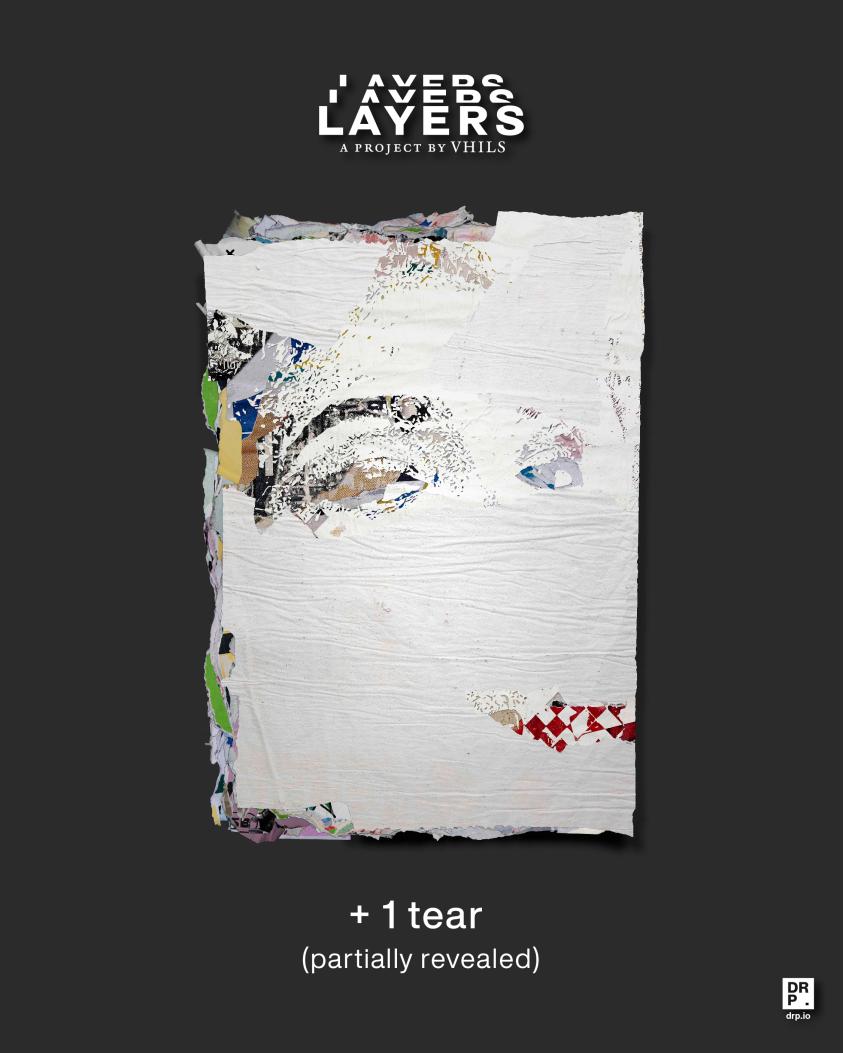It's a LAYER: full evolutionary, interactive and revealed using ERC1155 interactions on chain.

This week, collectors will receive additionally airdropped TEARS to reveal their pieces.