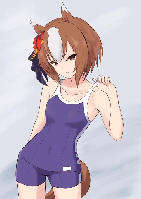 スタミナトレーニング前のヤエノ 