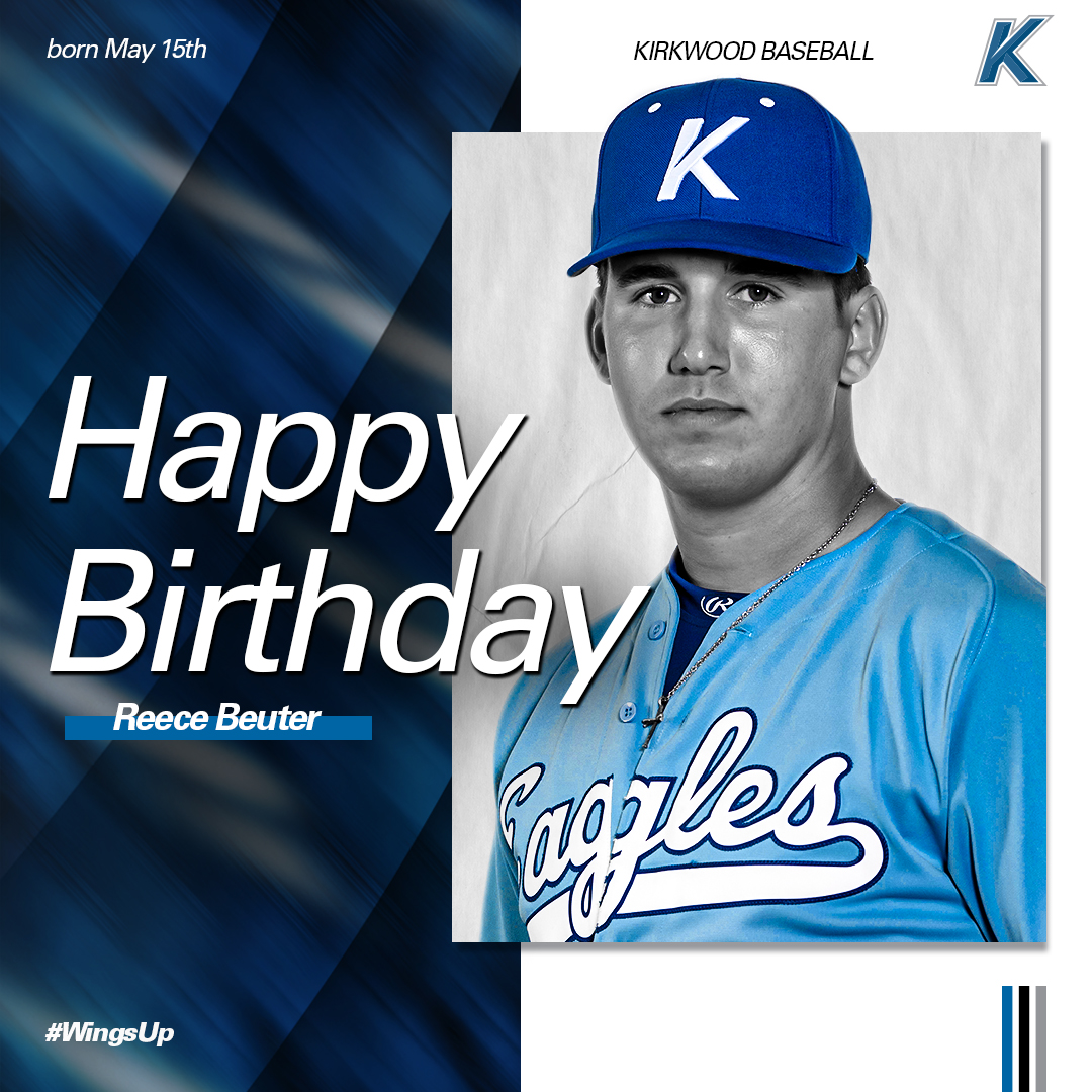 KirkwoodEagles's tweet photo. Happy Birthday to @KCC_BSB player, Reece Beuter!

#WingsUp 🦅⚾ | @ReeceBeuter https://t.co/odWkCz62ff