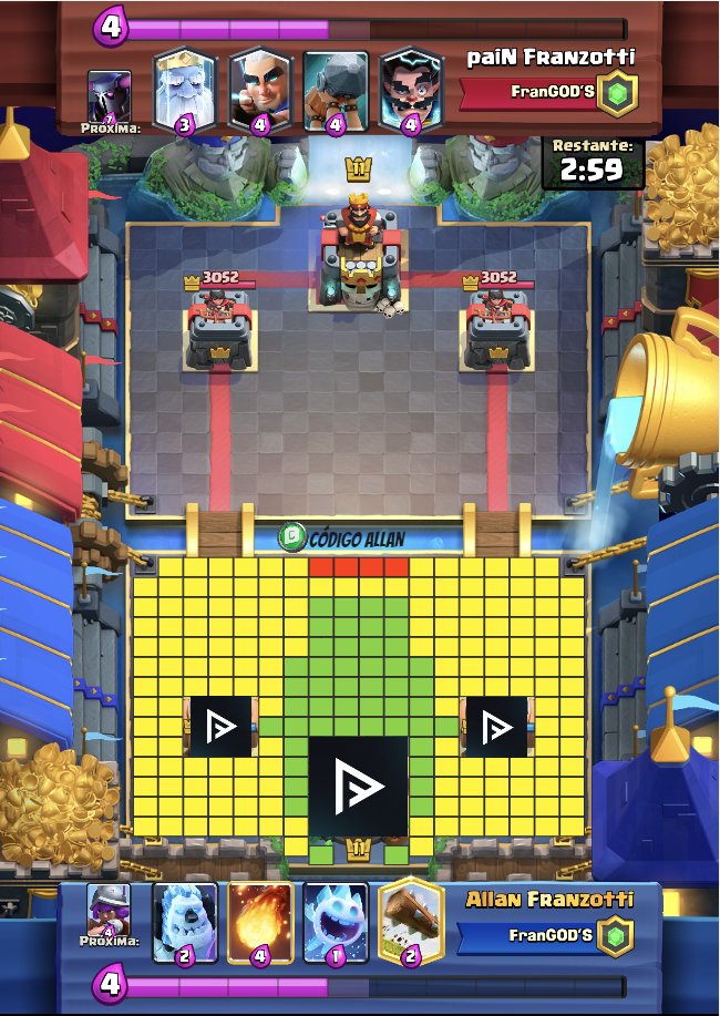 🛡️Aprenda a defender corretamente no Clash Royale.

🟥Vermelho - Nenhum torre atinge.
🟨Amarelo - Apenas 1 torre atinge (conforme seu lado).
🟩Verde - Ambas torres atingem.

Like ❤️+ RT 🔄 se você gostou do conteúdo🥰 .