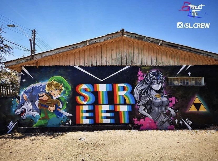 ztatik1's tweet photo. #TheLegendOfZelda #animegraff #fanart #ztatikone #sacred #bak #slcrew #grafffiti #graffitigame https://t.co/zdiPKUgq8z