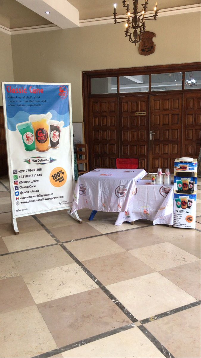 cane_classic's tweet photo. Classic Cane at the BBL galanight and final flatmates unveiling party at the Monrovia City Hill.
Sip sip!.
#classiccane #bestcanejuice #MadeInLiberia #sleeponit #buylocalbuildliberia https://t.co/WqfwQPN9eS