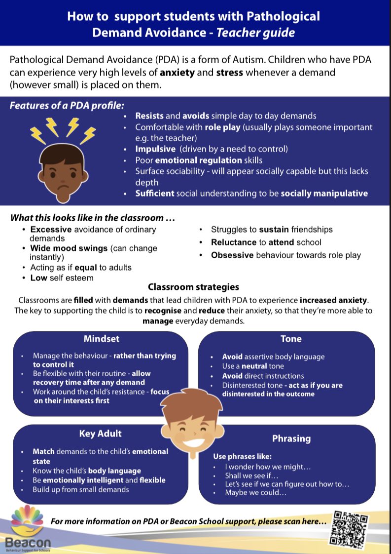 Beacon School Support (@beaconsupport) on Twitter photo To celebrate #PDAday we are releasing our ⭐BRAND NEW⭐ guide - How to support children with #PDA <a href="/GroupPda/">PDA Awareness & Support Group</a>
This guide includes:
✔️Features of the PDA profile
✔️What PDA looks like in the classroom
✔️Classroom strategies
Download your copy for FREE here: sbee.link/ngfd8ype69 To celebrate #PDAday we are releasing our ⭐BRAND NEW⭐ guide - How to support children with #PDA <a href="/GroupPda/">PDA Awareness & Support Group</a>
This guide includes:
✔️Features of the PDA profile
✔️What PDA looks like in the classroom
✔️Classroom strategies
Download your copy for FREE here: sbee.link/ngfd8ype69