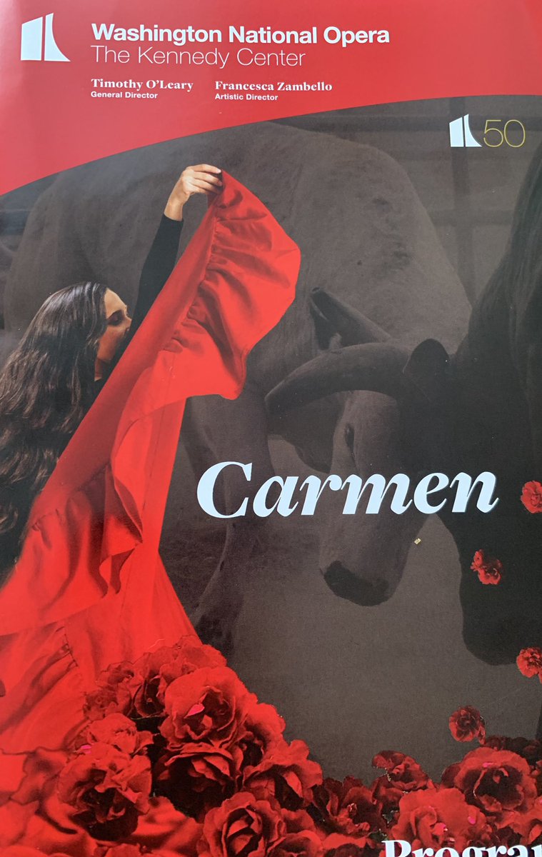 dmlopeza09's tweet photo. I haven't seen many operas in my life, but after seeing #Carmen at @kencen, I don't think i'll see a better one. Absolutely amazing performances, music and set design. #WNOgala https://t.co/5WrRGgSK2g