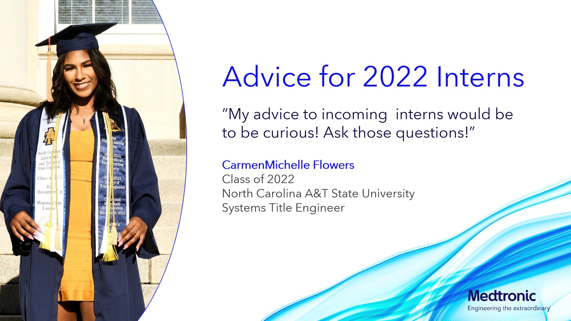 Medtronic interns CarmenMichelle