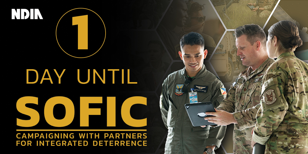 NDIAToday's tweet photo. #SOFIC 2022 starts tomorrow bright and early! Be sure to check your email and/or website for security precautions prior to checking in at the conference. More info at https://t.co/lbGQv3RSdG https://t.co/KUKSxv0xch
