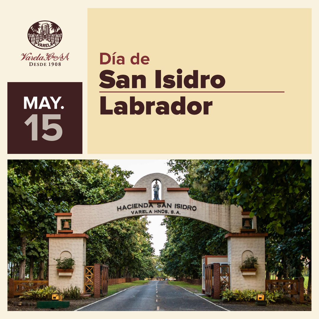 Hoy celebramos a San Isidro Labrador, patrono de la agricultura.

Nuestra hacienda, donde está  el corazón de nuestra operación, lleva su nombre.  A él encomendamos la salud de nuestros colaboradores y una buena cosecha.   

#VarelaHermanos #SanIsidroLabrador