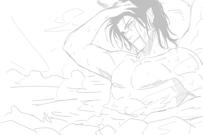 ぼこ太さんのティバ様見てウワァーッ!!!てなった興奮のまま私も濡れ王様描いたけど私のやつよりぼこ太さんのティバ様見てくれ最高にセクシーだから!(長文タイトル) 