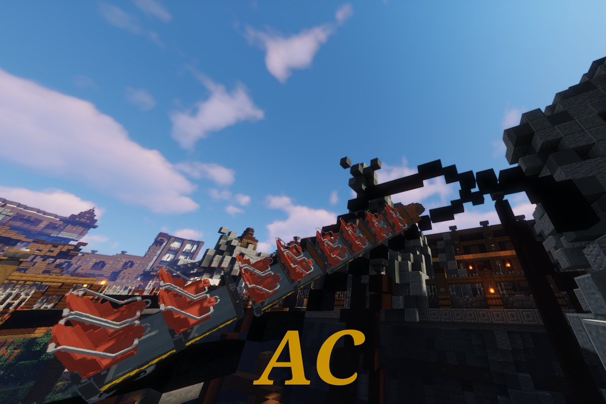 ArulonaCraft's tweet photo. Taron! ⚡🎢
-----
#taron #klugheim #phantasialand #raik #minecraft #Arulonacraft #themepark #rollercoaster #intamin #minecraftbuilds #efteling #europapark #disney #disneylandparis #disneyland #disneyworld https://t.co/gnPB30XORv