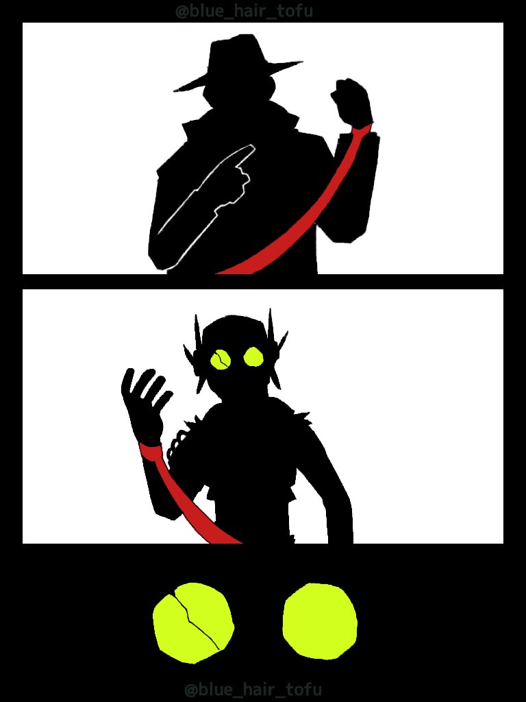 blue_hair_tofu's tweet image. Silva (1/2)