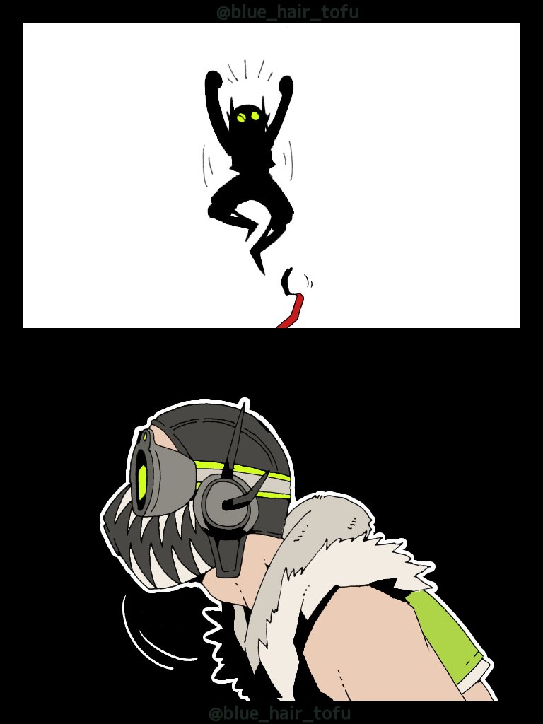 blue_hair_tofu's tweet image. Silva (1/2)