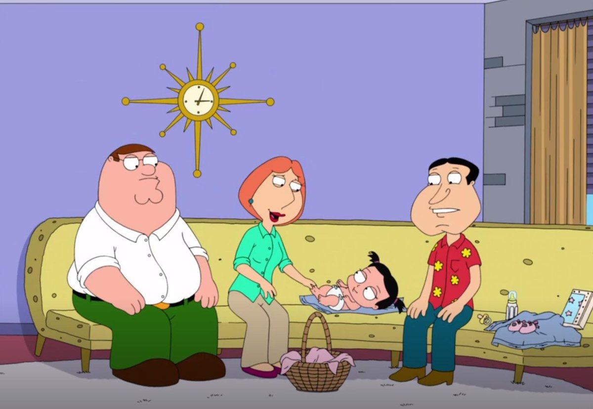 xTanzanitax's tweet photo. #FamilGuy #AnnaLee #Quagmire
Anna Lee is so cute! I'm glad she got a good home!. https://t.co/Uh06u4xhRf