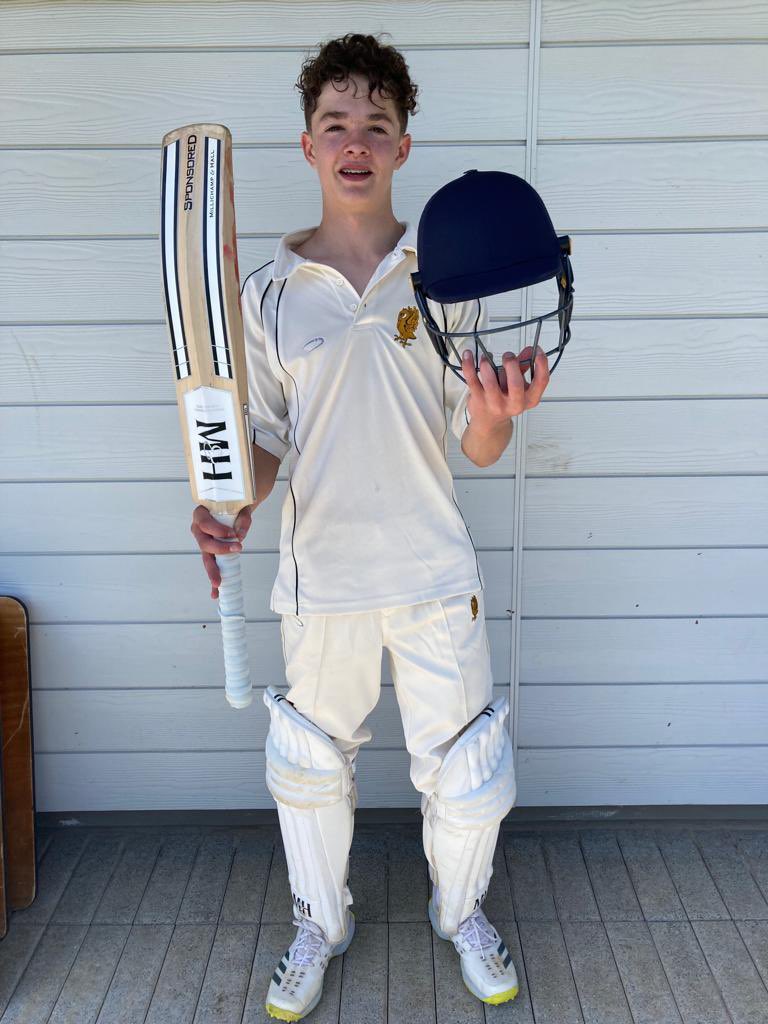 BC_Cricket's tweet photo. A fantastic day of fixtures for the college yesterday. Highlights included Harry making his maiden century and the U14E team winning their first match! A big thank you to @bedes_sport https://t.co/KZn327sOON
