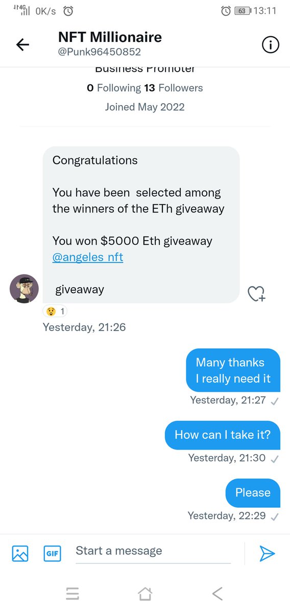 GGleiguem's tweet photo. @angeles_nft Is this just a scam?! https://t.co/Tf1bADnKsW