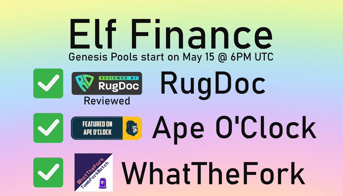 Elf Finance tweet media