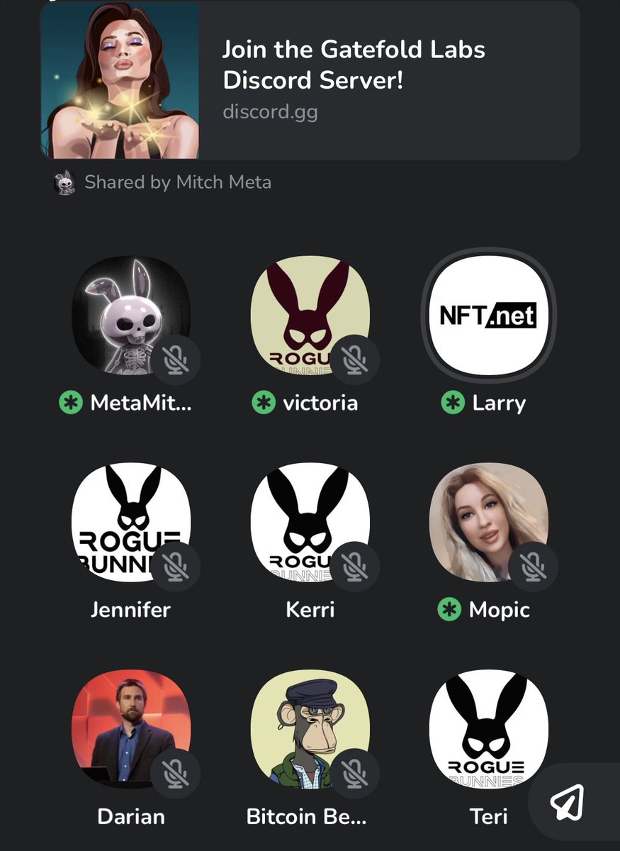 theRoguebunnies's tweet image. Did You Miss Us Chatting With @NFTNet This Week? You Can Still Listen &amp;amp; Hear Our Exciting Announcements! Share, Share, Share!! 🔗 clubhouse.com/room/M84aGYp8?… #clubhouse #RogueBunnies #lfg #NFTProject