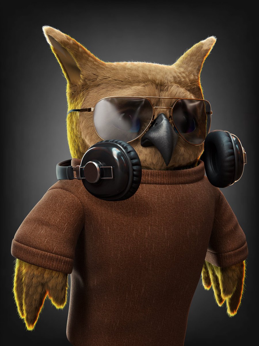 MetaOwlsNFT's tweet photo. Music is the soundtrack of your life 🎶 🎧 
Comment 🔥 if you’d rock and roll this Collectible in your NFT Portfolio!!
#MetaOwlsNFT #NFT #Music https://t.co/TVaTsfsgaL