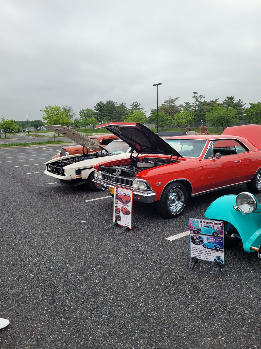 DrKathleenSetz's tweet photo. Setting up for the Annual Car Show @sollerspt @CTE_BaltCoPS @S_Mustipher https://t.co/SY67jCZdJC
