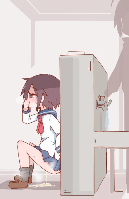 急に人がきたので(ひとのこ) 
