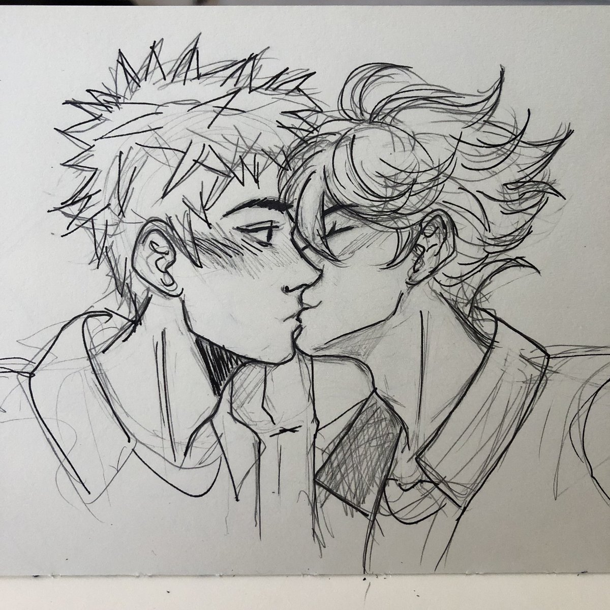 i drew this iwaoi and forgot about it #haikyuu 