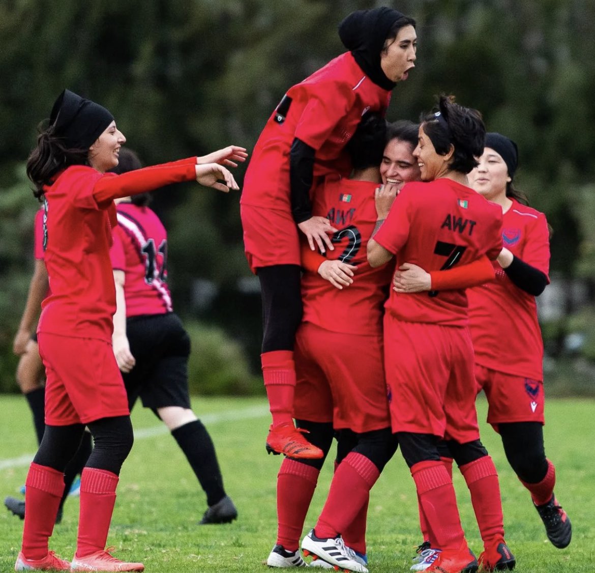 AfghanWnt's tweet photo. Home ๐ก game and another victory for us with @gomvfc today. We are looking forward to our next game ๐ฏ We are #UnbreakableTogether https://t.co/z46OgenkVm