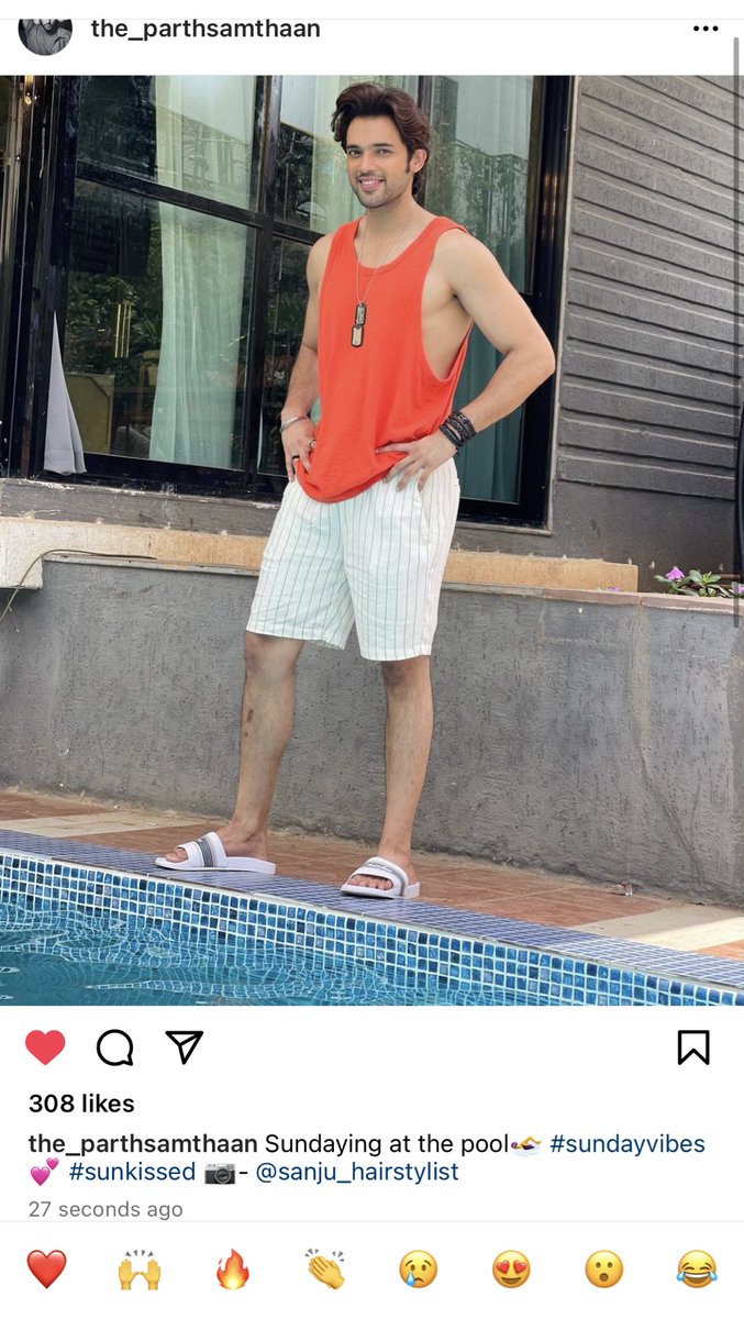 musicananight1's tweet photo. And the show continues 😍

Posted @withregram • @the_parthsamthaan Sundaying at the pool🏊‍♀️ #sundayvibes💕 #sunkissed 📷- @sanju_hairstylist

That bracelet and the ring 🧿🤧💕🔥❤️

@LaghateParth IG post #ParthSamthaan #ManikMalhotra #KaisiYehYaariaan https://t.co/gxQ4IVpyxL
