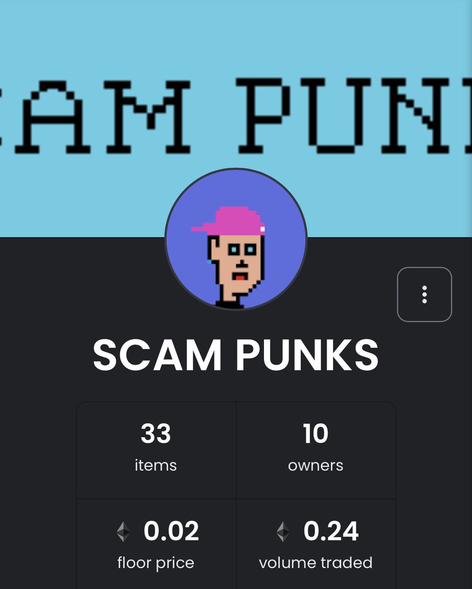 SizeEight00's tweet photo. Go grab a @Scam_Punks 
Did 33 only https://t.co/TxY4VUQpZI