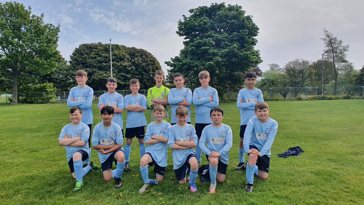 Mintlaw2's tweet photo. Well that's a Rap. Final 9v9 game today for this great bunch of lads. Many thanks to @CBCHilton2010 for the game today. 
All the very best on the move up to 11 a side. ⚽️💙⚽️💙 https://t.co/R7SL3S3sb5