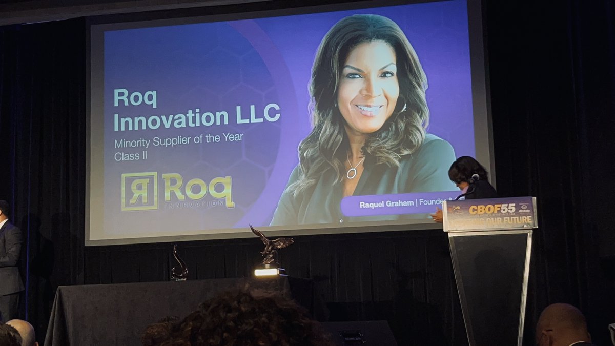 Our client, Raquel Graham, CEO of <a href="/ROQInnovation/">Roq Innovation</a> and founder of <a href="/NEKZbyRaquel/">NEKZ by Raquel</a> and HEADLIGHTZ™, was awarded the 2022 Minority Supplier of the Year by <a href="/ChicagoMSDC/">ChicagoMSDC</a>! We love to see it, Raquel!

Photo Credit: <a href="/itsyaboylondo/">Londo🪐</a>

#FemaleFounder #BlackExcellence #womenintech