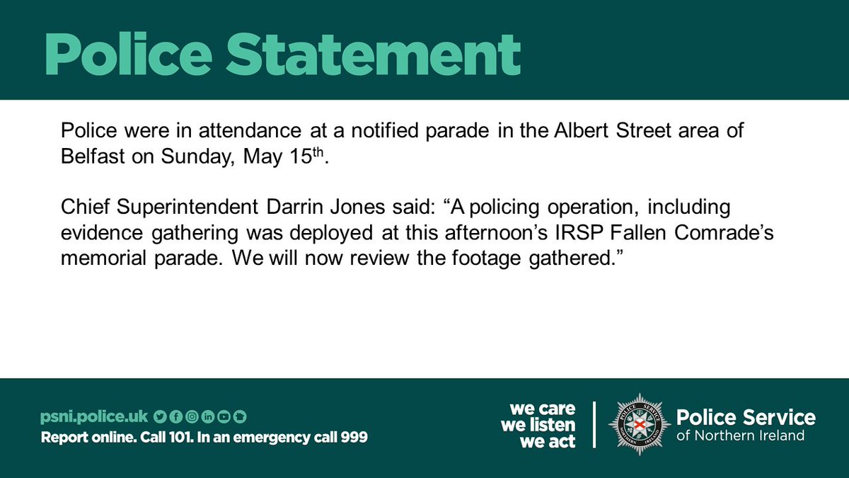 PoliceServiceNI tweet picture