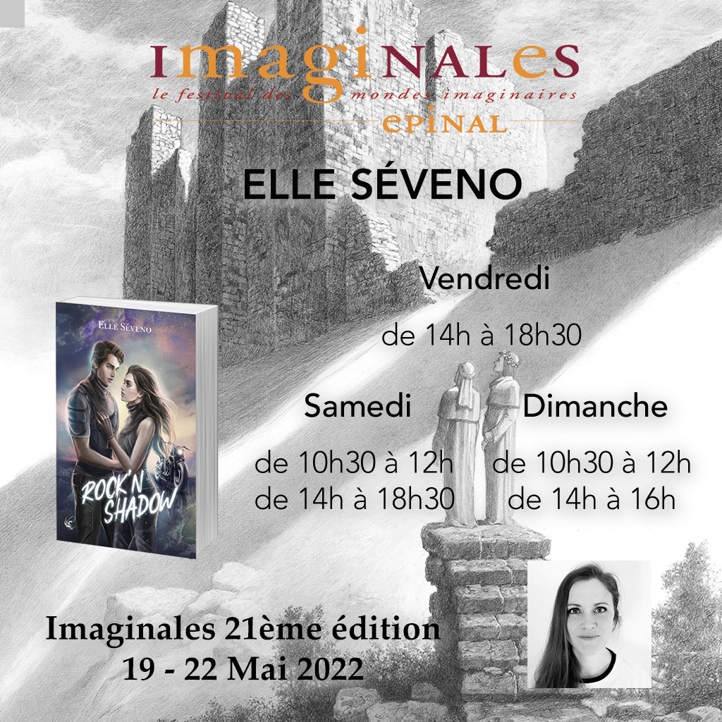 ✍ HORAIRES DES DEDICACES IMAGINALES ✍

Aujourd'hui, commence le salon Les Imaginales à Epinal jusqu'à ce dimanche :D 

Voici les séances de dédicaces des autrices 
- <a href="/B_Belinda/">Belinda Bornsmith</a> 
- <a href="/Themenyr/">Elle Séveno</a> 
- Nathalie Badiali 

Nous espérons vous y voir nombreux ^_^