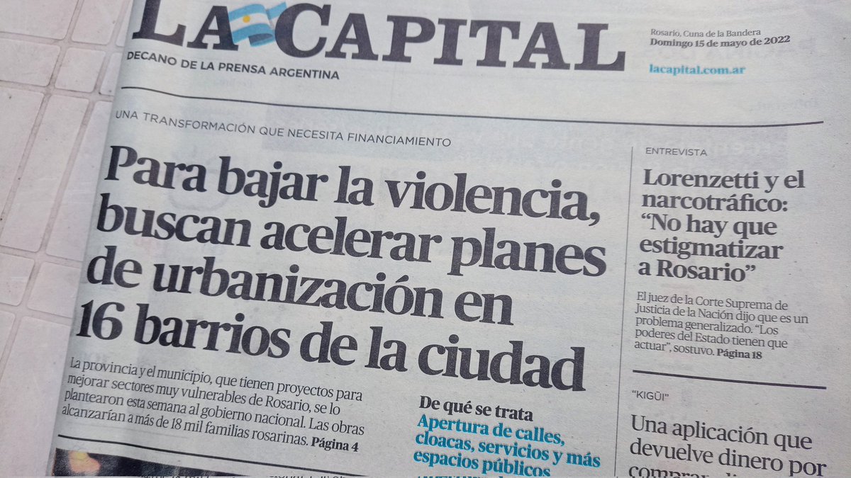 Hace solo un mes inauguramos en el Concejo la "Aceleradora para la urbanización de barrios populares" con participación de todos los sectores políticos. Hoy es un pedido del Gobernador y el Intendente al Presidente. Este es el camino, en lo importante todos para a el mismo lado.