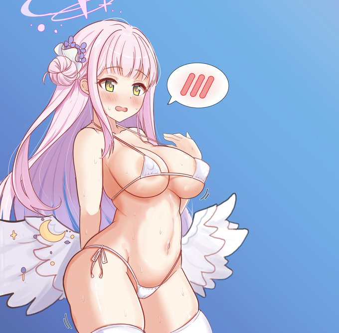 ブルアカ絵 ミカちゃん(マイクロビキニ 