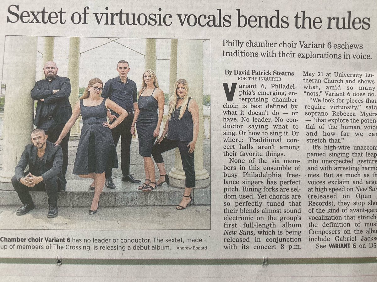 variantsix's tweet photo. We’re so thrilled to be featured in the @PhillyInquirer this morning!!! https://t.co/XIIl6Z3KF3